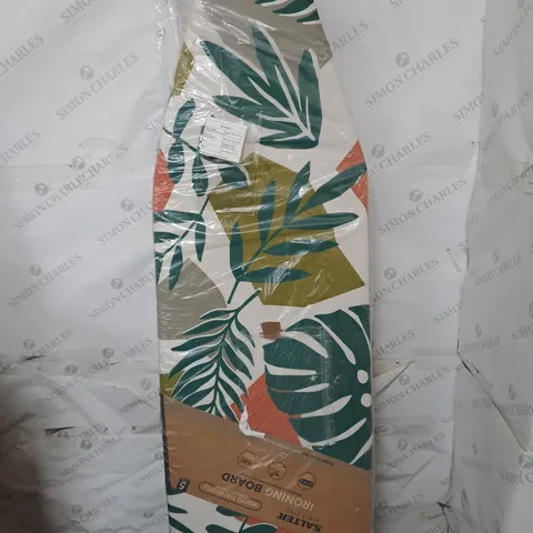 SALTER IRONING BOARD – WARM HARMONY COLLECTION, LEAF PRINT, 122 X 38 CM