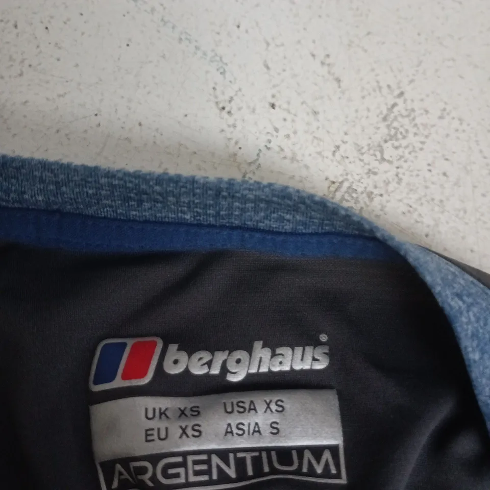 BERGHAUS T-SHIRT – BLUE MARL - UK XS