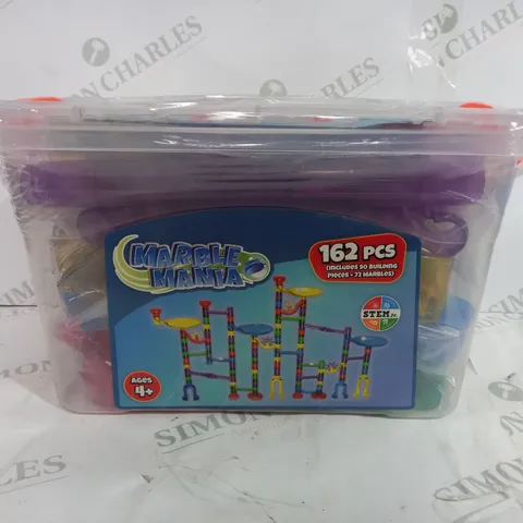 SEALED MARBLE MANIA 162 PEICE SET 