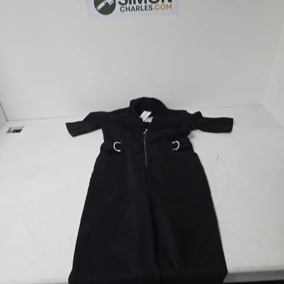 SOSANDAR WOMEN'S BLACK JUMPSUIT – UK 12R (12 REGULAR) – MADE IN MAURITIUS