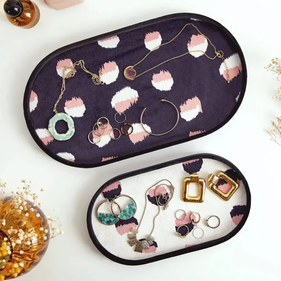 SAKURA PRINT 2 PIECE JEWELLERY ORGANISERS TRAY 