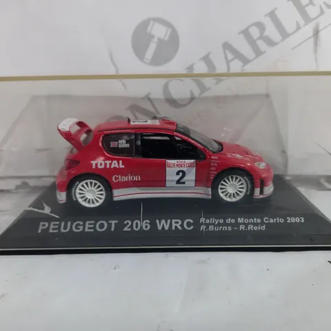 PEUGEOT 206 WRC RALLYE DE MONTE CARLO 2003 - R.BURNS & R.REID