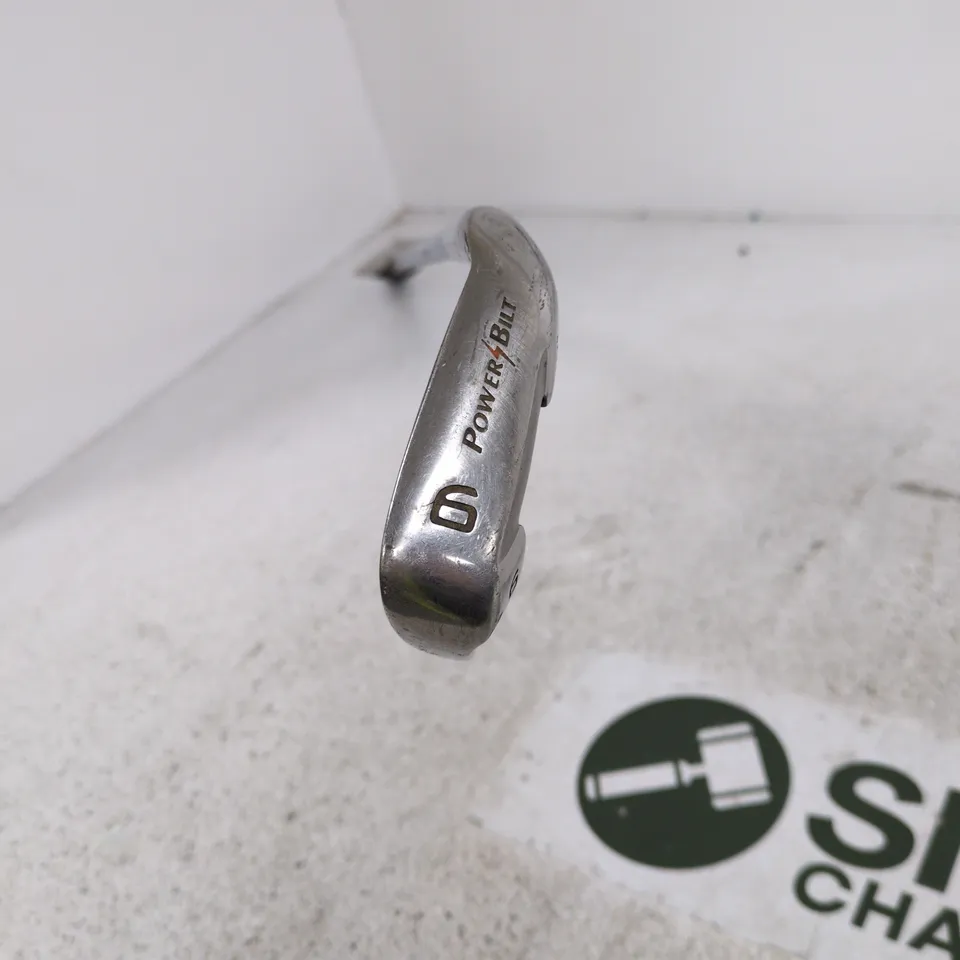 POWERBILT GOLF 6 IRON WITH BLUE L-FLEX SHAFT