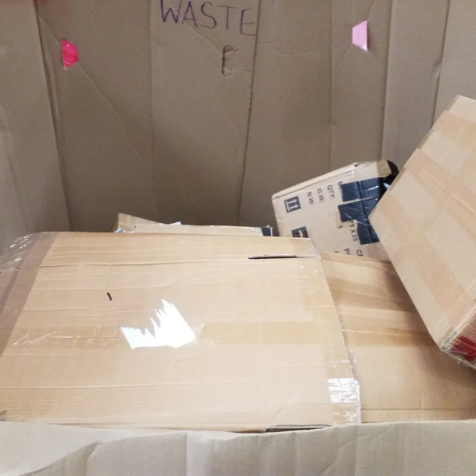 PALLET CONTAINING ASSORTED PRODUCTS INCLUDING AIR COOLER, OFFICE CHAIR, PULL UP BAR, CAT LITTER & FOLDING TABLE