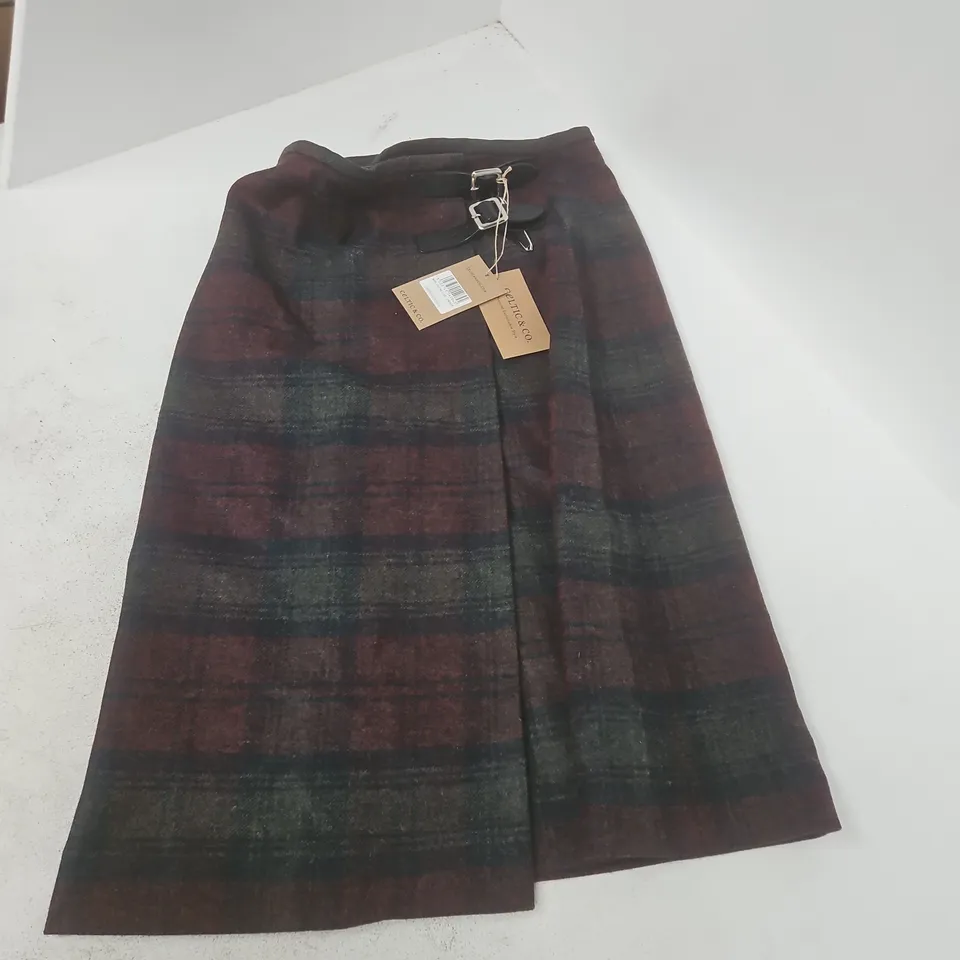 CELTIC & CO MIDI CELT KILT - LINDSAY - SIZE 12