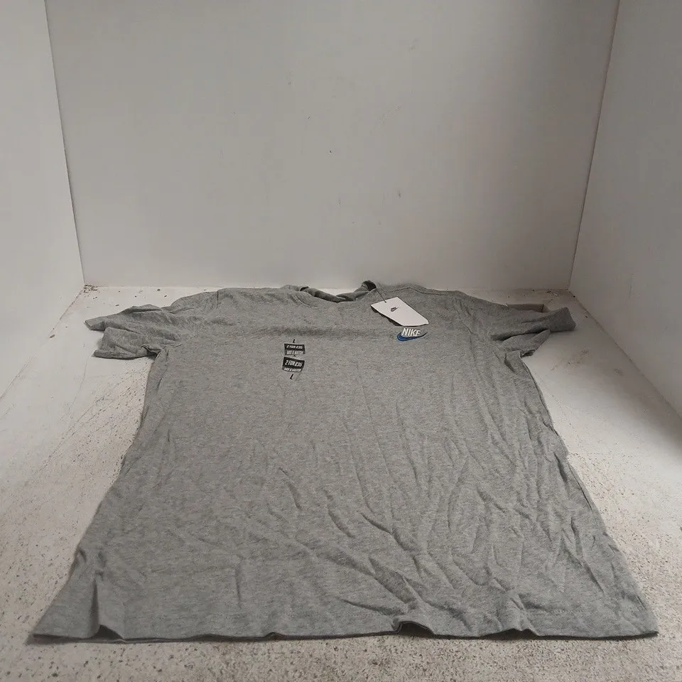 NIKE T-SHIRT – GREY, MEN'S, SIZE LARGE