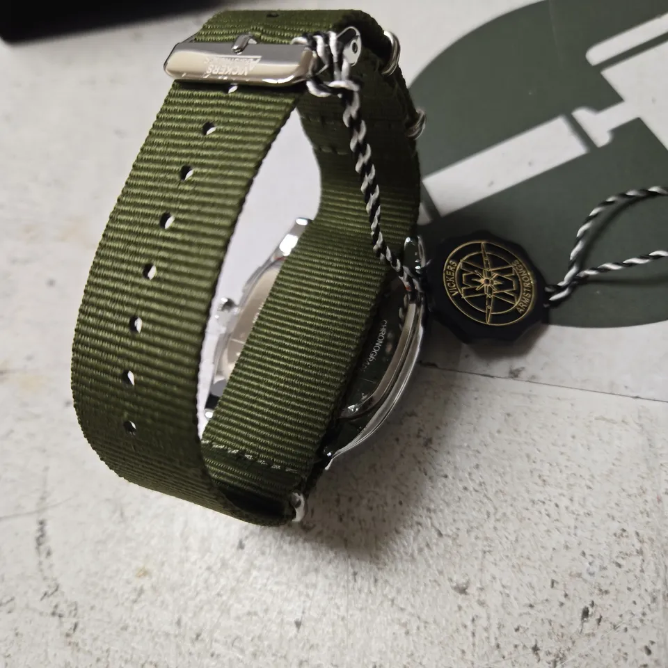 VICKERS ARMSTRONGS WRISTWATCH – OLIVE GREEN NYLON STRAP