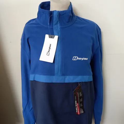 BERGHAUS MICRO FLEECE HALF ZIP SIZE L