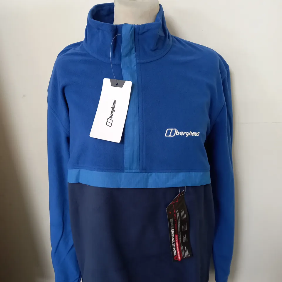 BERGHAUS MICRO FLEECE HALF ZIP SIZE L