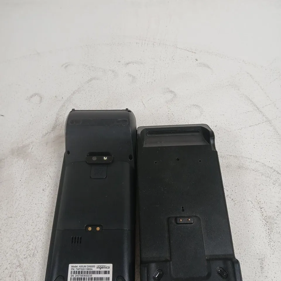 INGENICO AXIUM DX8000 HANDHELD PAYMENT TERMINAL WITH DXBASE-001-RBS DOCK
