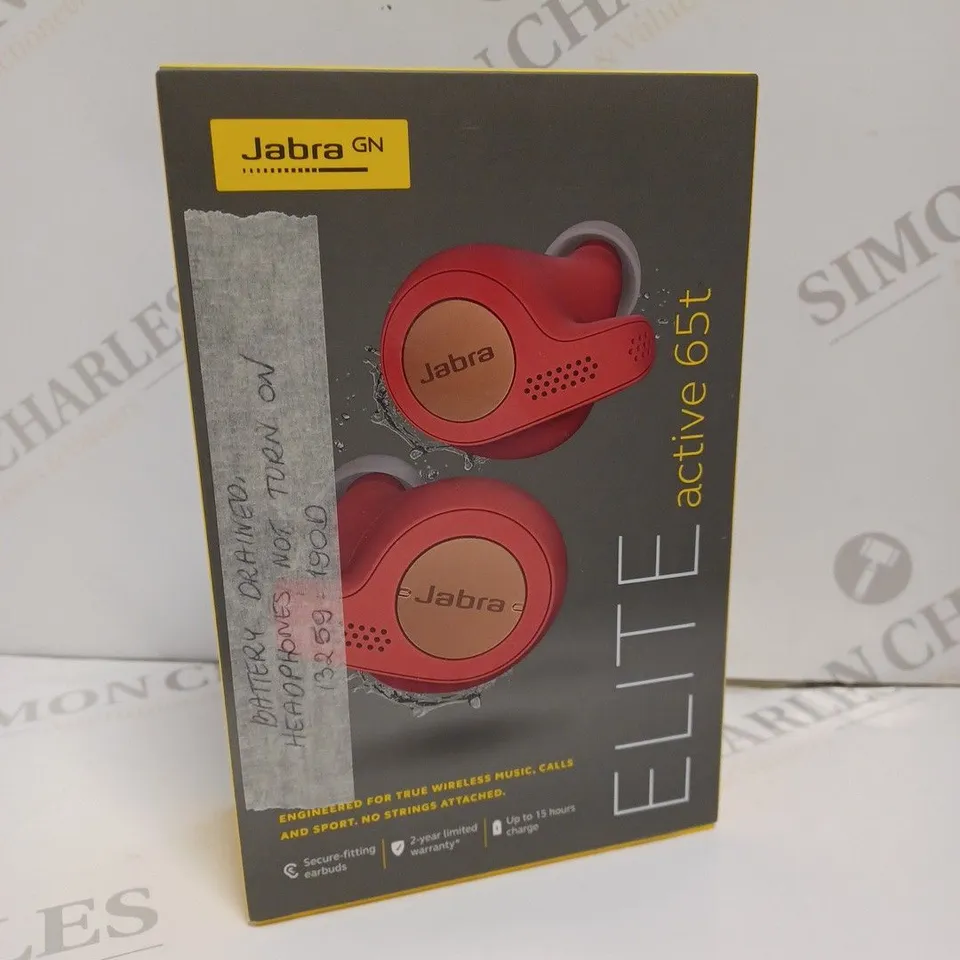 BOXED JABRA ELITE ACTIVE 65T EARBUDS