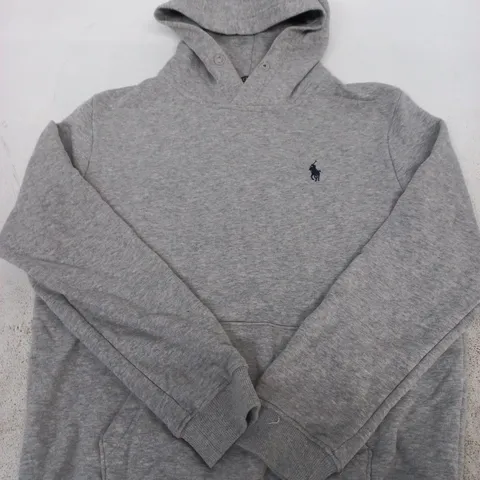RALPH LAUREN POLO HOODIE – GREY - SIZE M