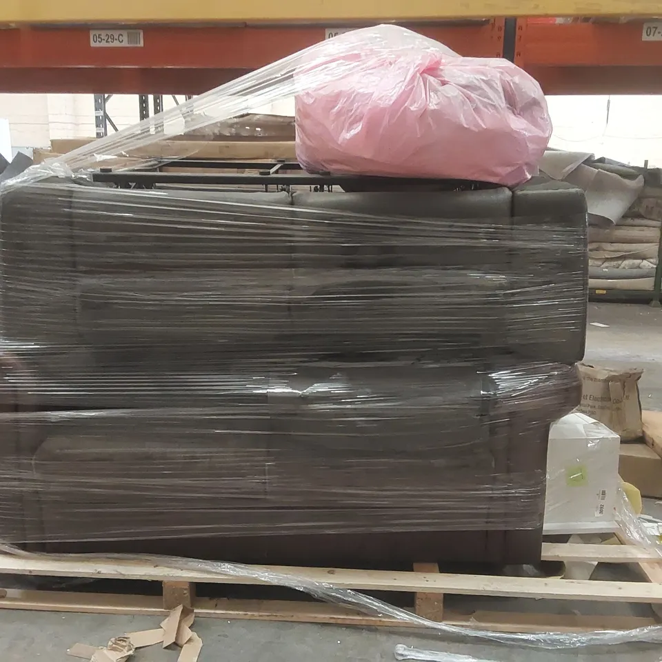 PALLET CONTAINING 2x SOFA PARTS ECT