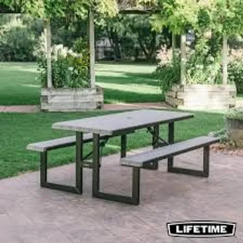 BOXED LIFETIME 6FT FOLDING PICNIC TABLE (1 BOX)