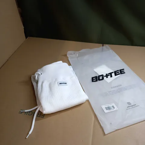 BO+TEE WHITE XS PETITE CORDED LEGGINGS