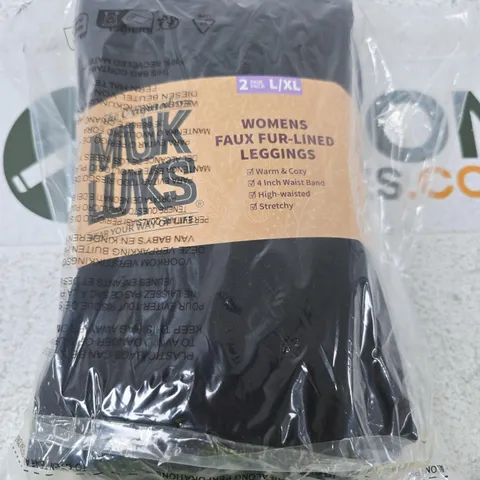 MUKLUK WOMEN'S FAUX FUR-LINED LEGGINGS – L/XL