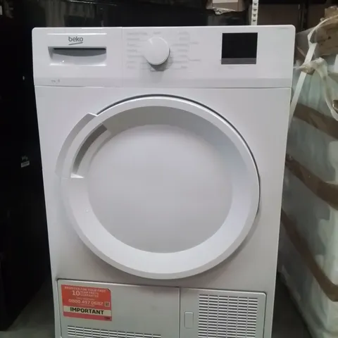BEKO DTLCE80051W FREESTANDING CONDENSER TUMBLE DRYER WHITE