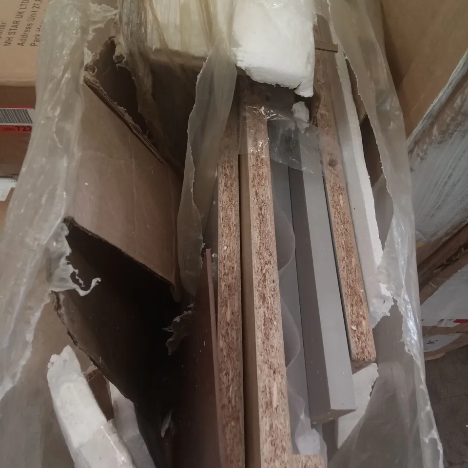 PACKAGED WARDROBE PARTS - OAK/GREY