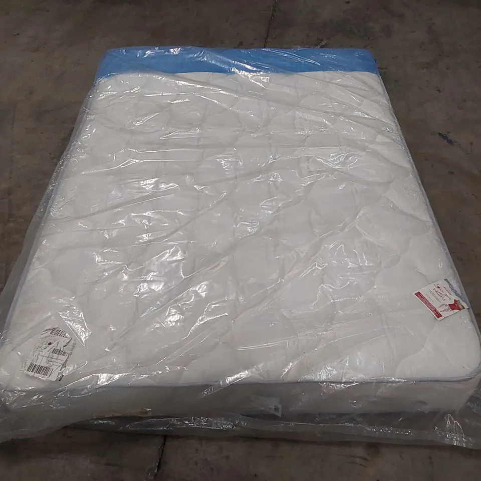 QUALITY BAGGED DOUBLE 135cm AIRSPRUNG LUXURY QUILTED MEDIUM MATTRESS RRP £229