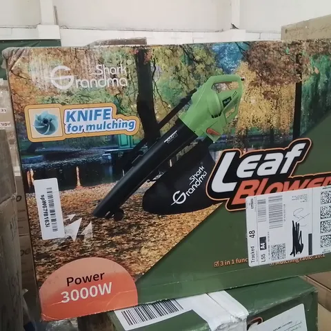BOXED GRANDMA SHARK LEAF BLOWER
