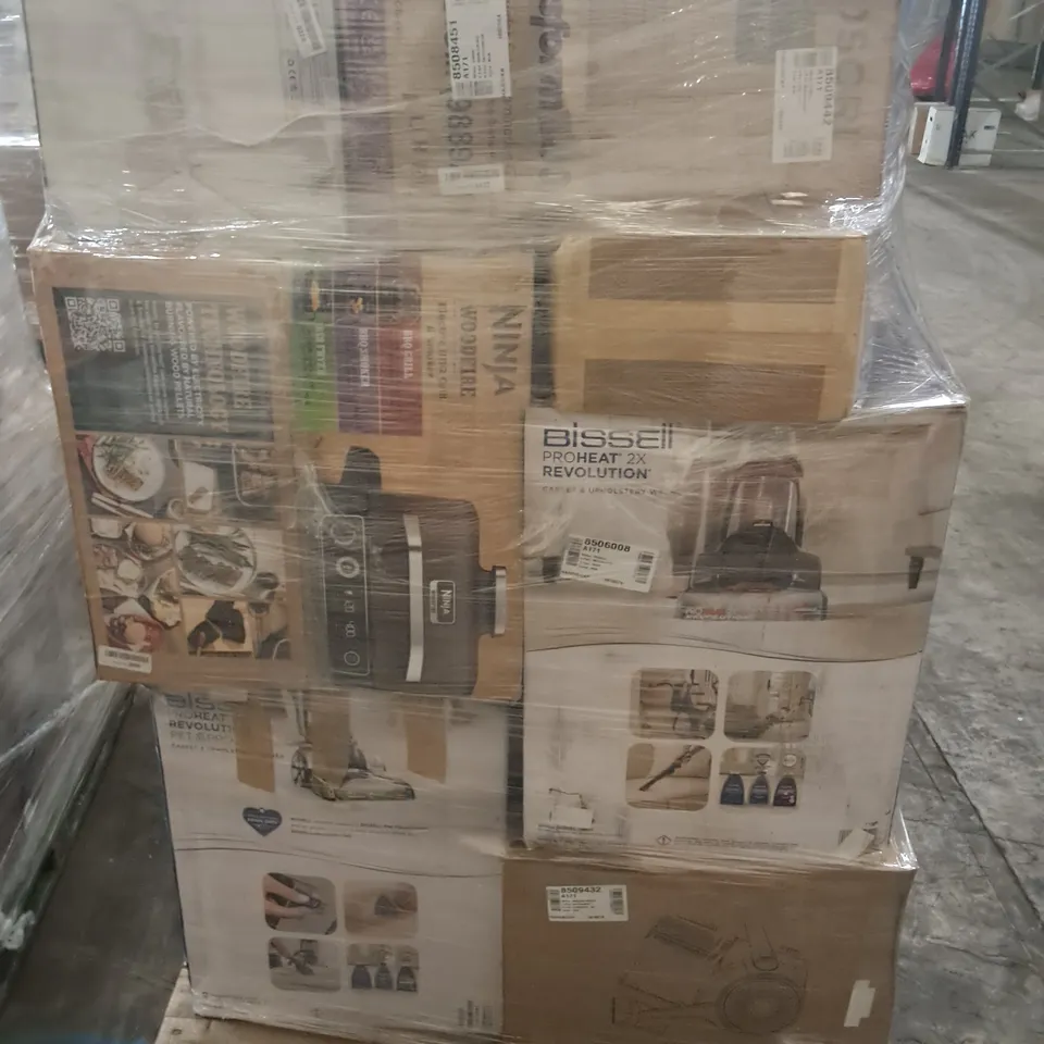 PALLET OF APPROXIMATELY 28 UNPROCESSED RAW RETURN HOUSEHOLD AND ELECTRICAL GOODS TO INCLUDE;