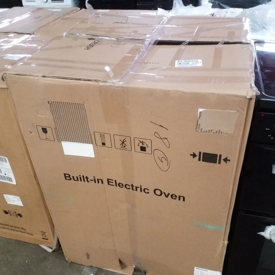 BOXED HISENSE BID95211XUK BUILT IN DOUBLE OVEN - STAINLESS STEEL 
