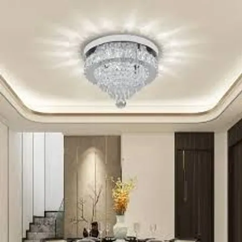 BOXED ELEGANT CRYSTAL ROUND CEILING LIGHT
