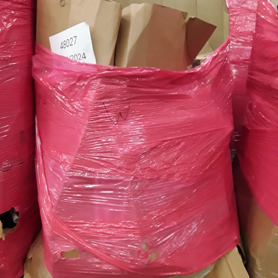 PALLET OF ASSORTED PRODUCTS INCLUDING TOILET SEAT, PUZZLE BOARD, MULTIUSE STEAM CLEANER, SIT-STAND DESKTOP WORKSTAND 
