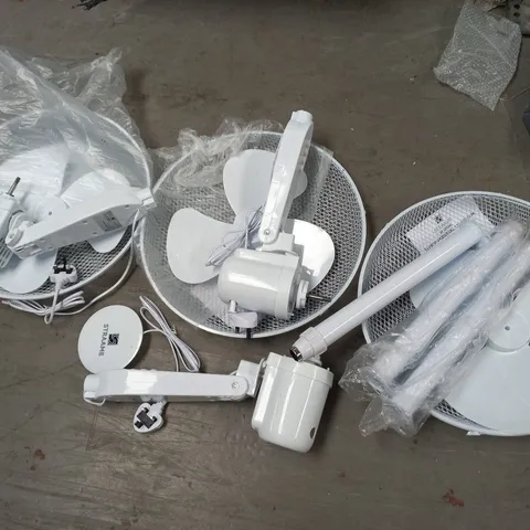 LOT OF ELECTRIC PEDESTAL FAN PARTS