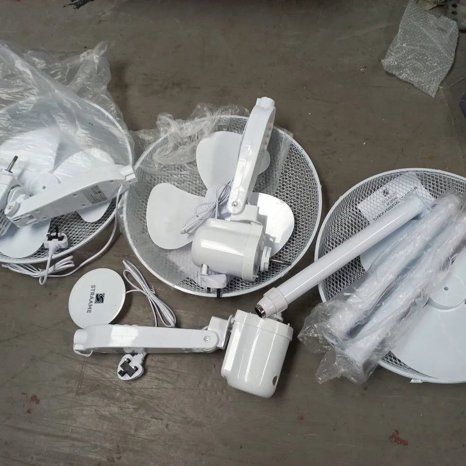LOT OF ELECTRIC PEDESTAL FAN PARTS