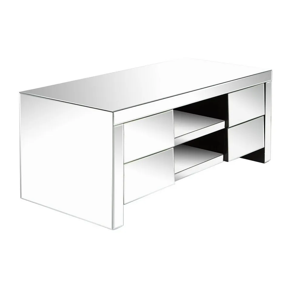 BOXED GRADE 1 MONTE CARLO MIRRORED TV UNIT (1 BOX) RRP £199