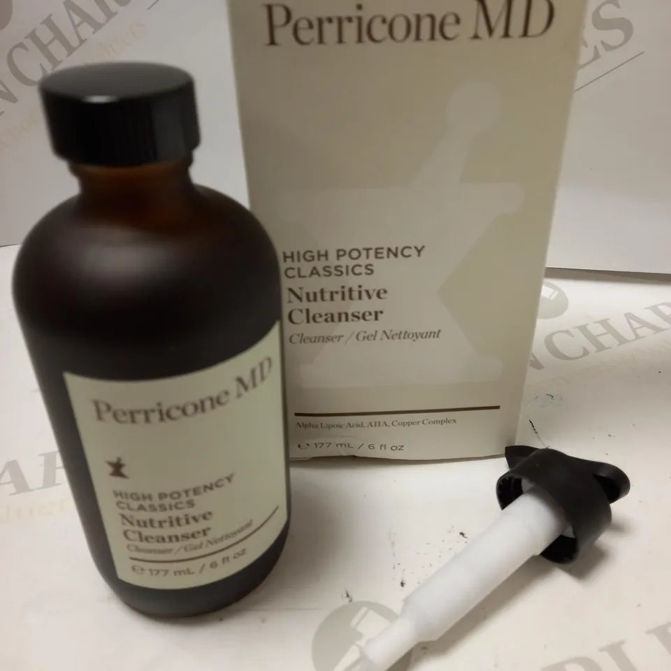 PERRICONE MD NUTRITIVE CLEANSER 177ML FACE WASH TONER WITH AHA ANTIOXIDANTS