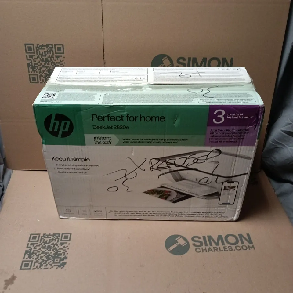 BOXED HP DESKJET 2820E PRINTER 