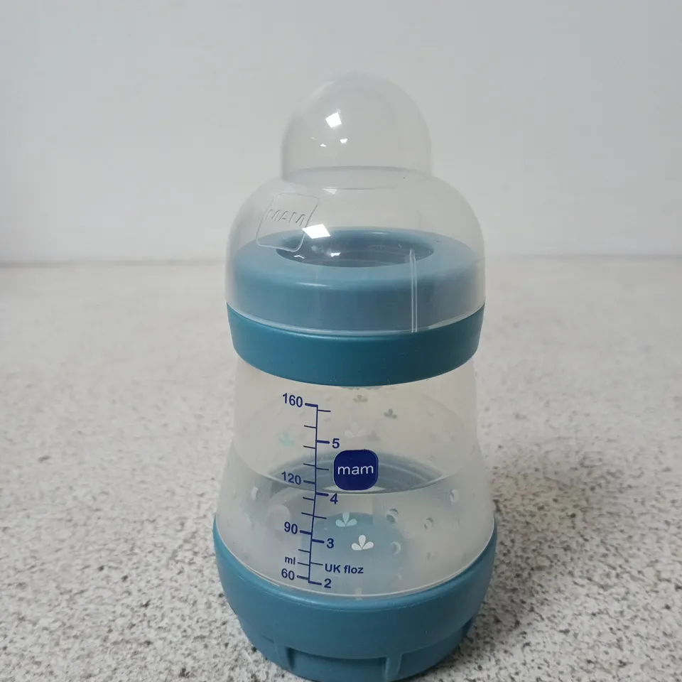 BOX OF APPROX 6 MAM BABY BOTTLES 
