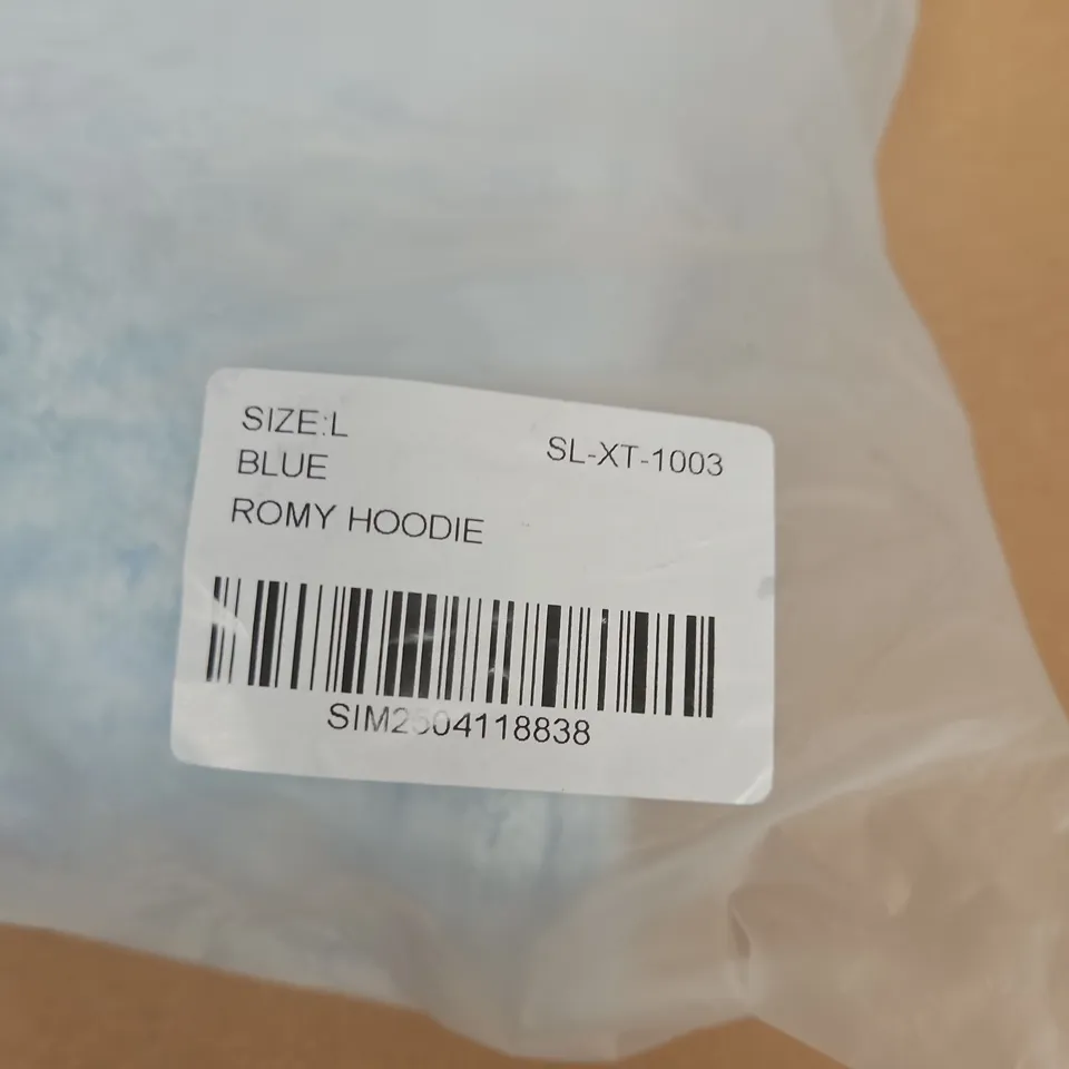SIMMI LONDON ROMY HOODIE – BLUE, UK SIZE L