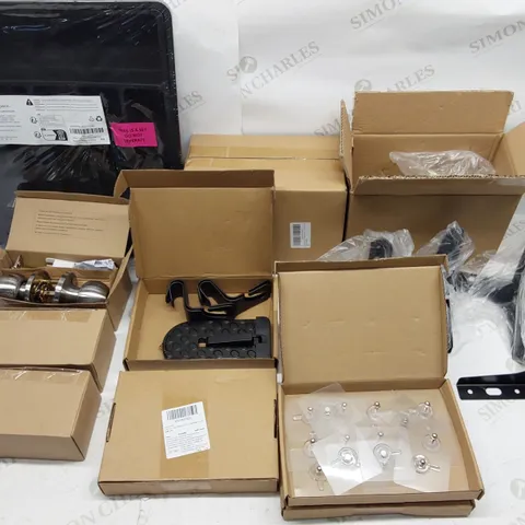 BOX OF APPROXIMATELY 10X BRAND NEW FURNITURE PARTS TO INCLUDE;