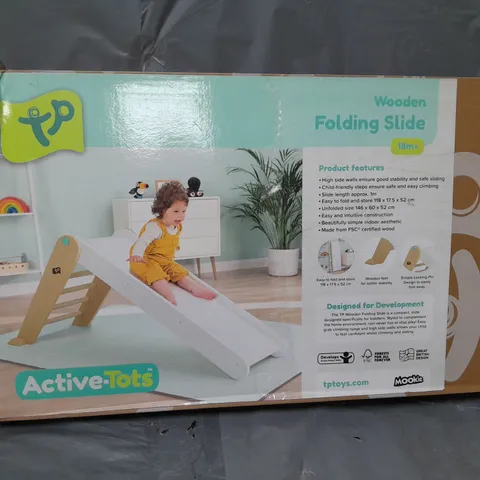 BOXED ACTIVE TOP WOODEN FOLDING SLIDE 18M+ - COLLECTION ONLY