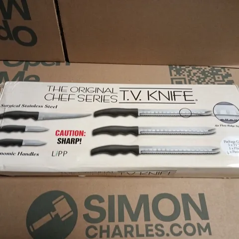 THE ORIGINAL CHEF SERIES TV KNIFE SET – THREE-PIECE BOXED KIT