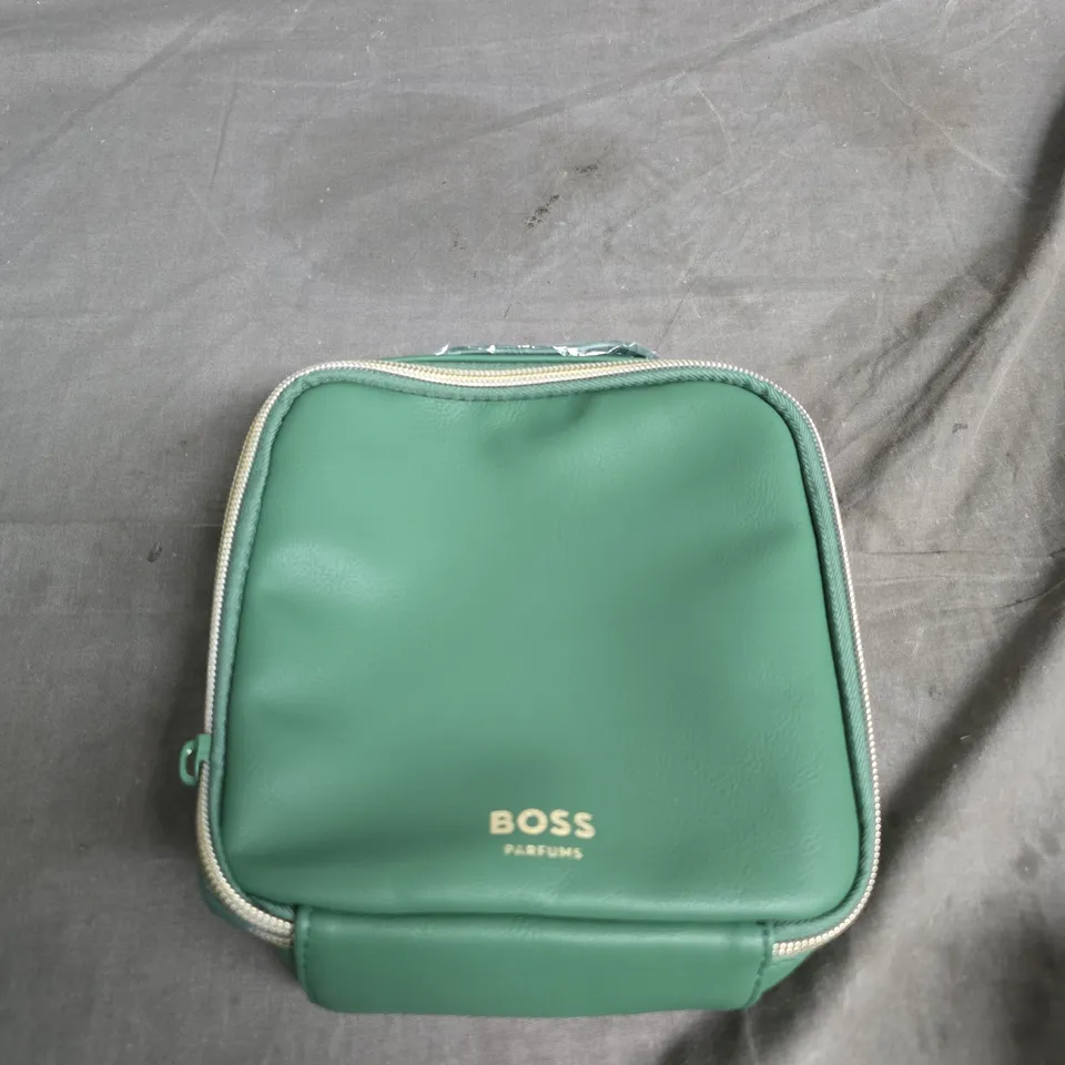 BOSS PARFUMS GREEN POUCH