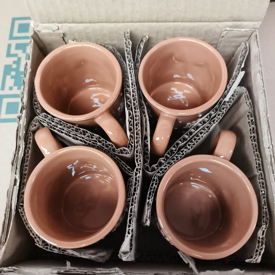 APPROXIMATELY 40 GISELA GRAHAM CERAMIC GINGERBREAD MUGS