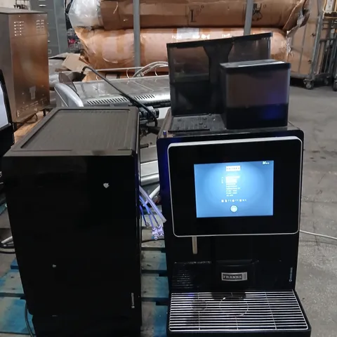 FRANKE A6000 DUAL-GROUP ESPRESSO MACHINE β COMMERCIAL (E61 BOILER) AND CLEANMASTER