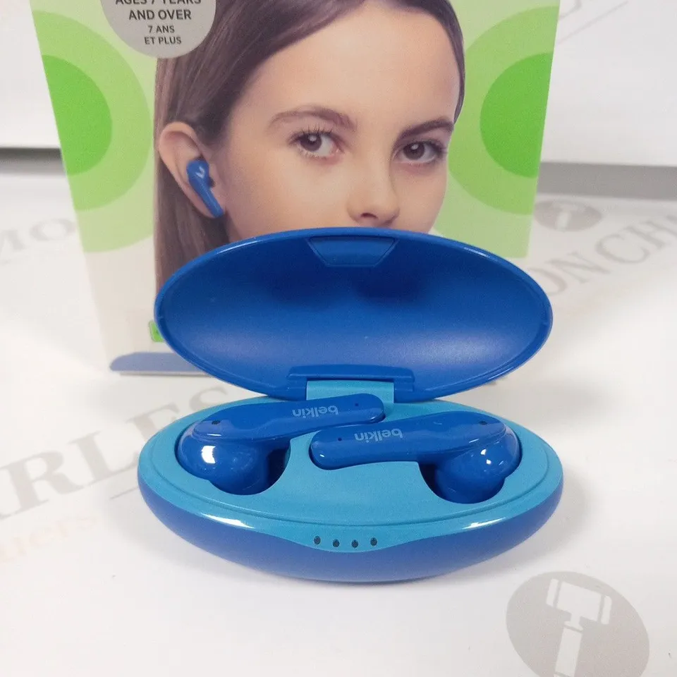 BOXED BELKIN SOUNDFORM NANO WIRELESS EARBUDS FOR KIDS