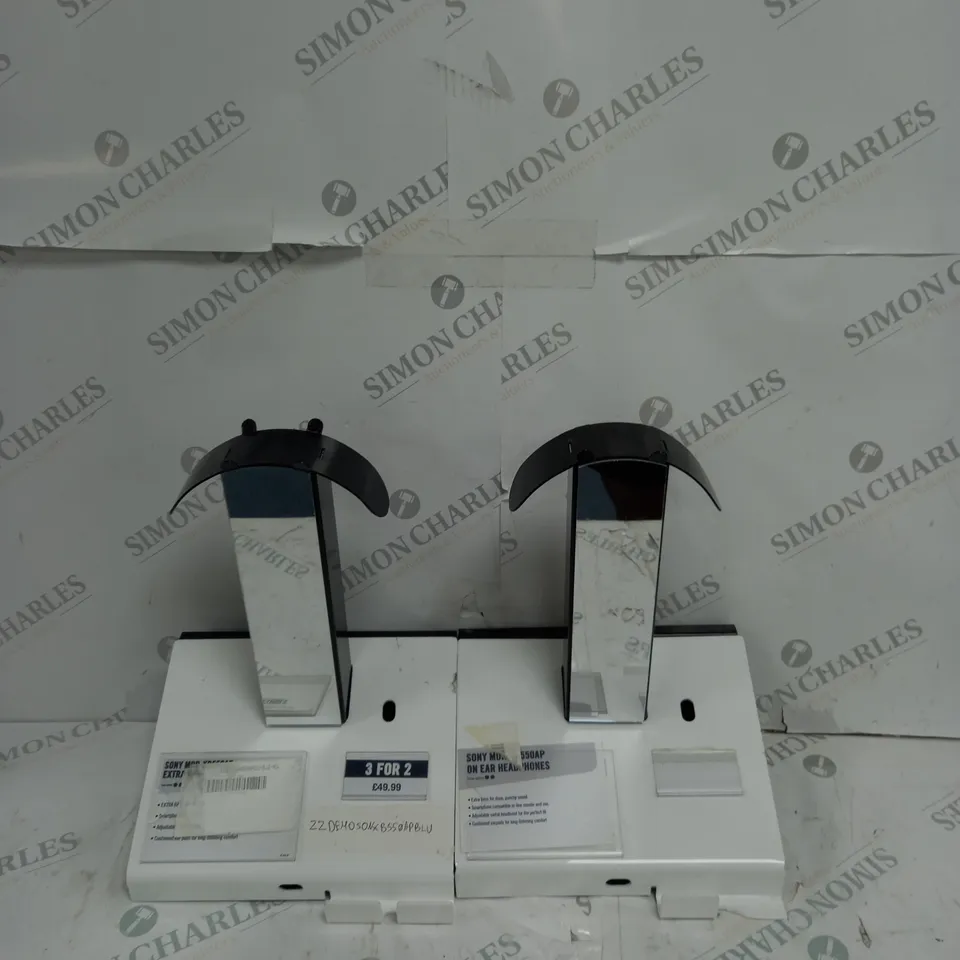SET OF 2 HEADPHONE STANDS