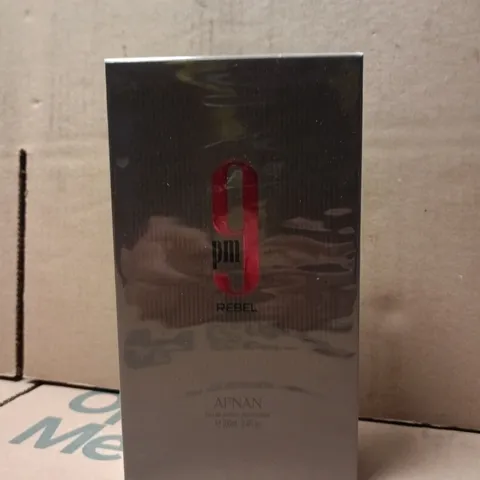 BOXED AND SEALED 9PM REBEL AFNAN EAU DE PARFUM 100ML