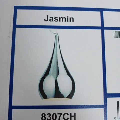 BOXED FIRSTLIGHT JASMIN 1 LIGHT MINI PENDANT CHROME SHADE