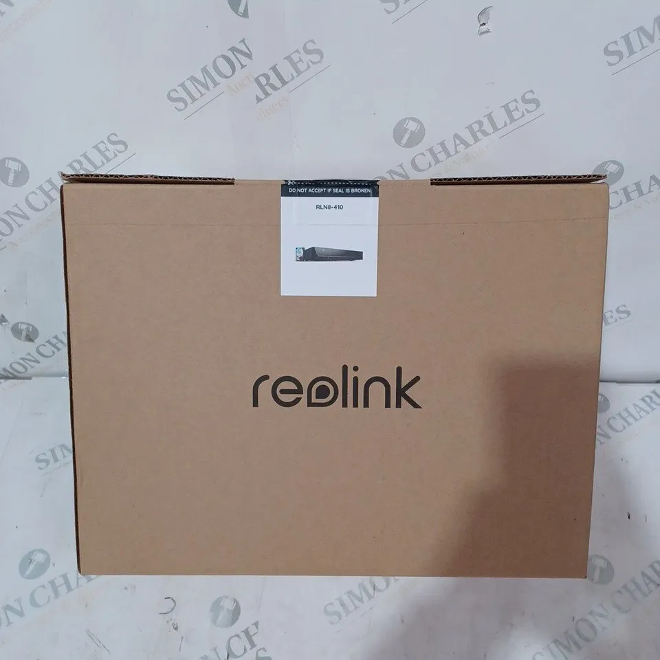 BOXED AND SEALED REOLINK RLN8-410 4K 8 CHANNEL NETWORK VIDEO RECORDER 