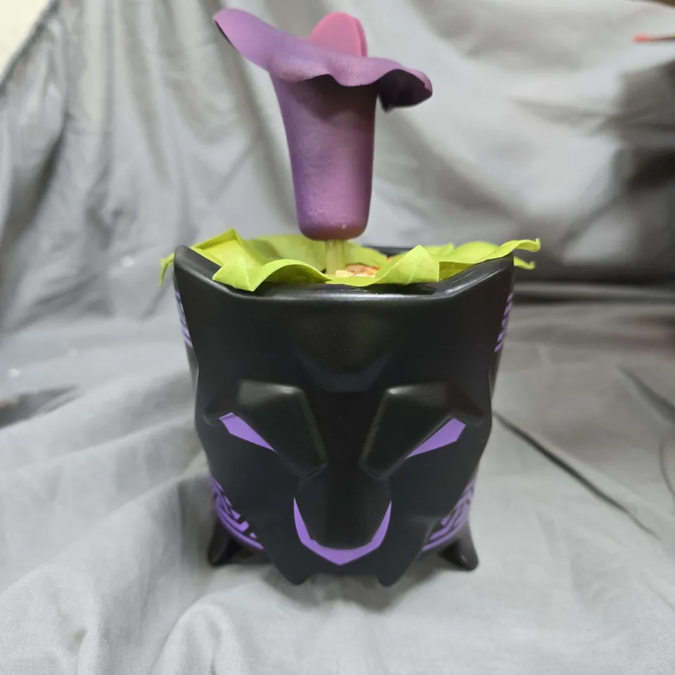 DISNEY MARVEL BLACK PANTHER WAKANDA FAUX SUCCULENT PLANTER
