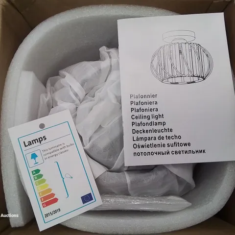 BOXED QICHEN FLUSH MOUNT (1 BOX)