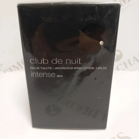 BOXED AND SEALED CLUB DE NUIT INTENSE MAN EAU DE TOILETTE 105ML