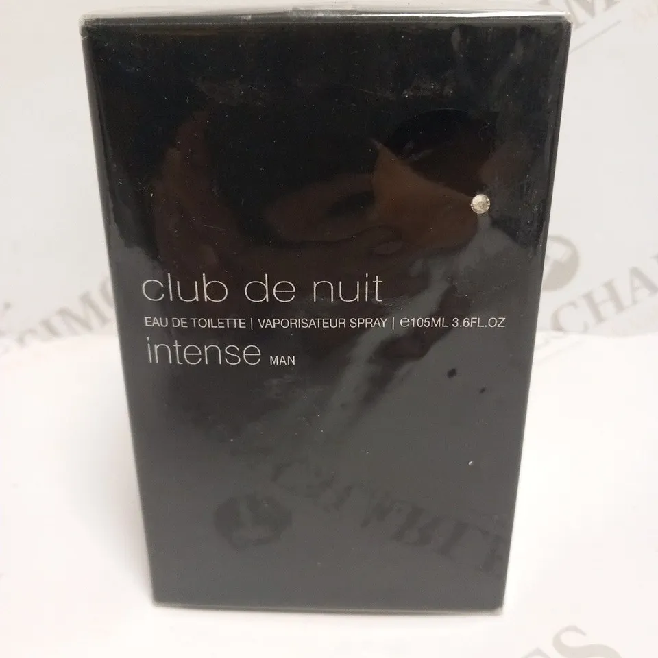 BOXED AND SEALED CLUB DE NUIT INTENSE MAN EAU DE TOILETTE 105ML